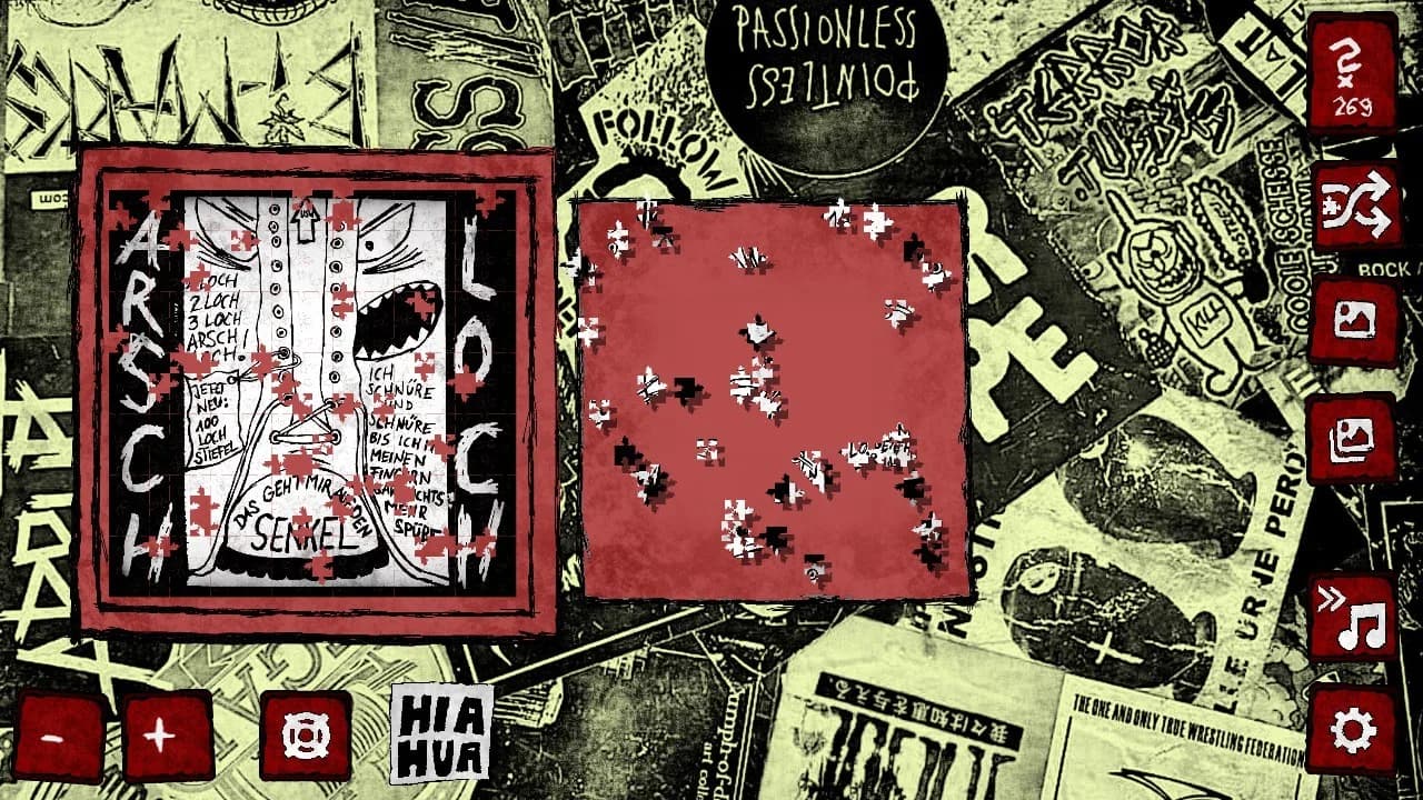 Nachkriegsratten Punk-Rock Puzzle görsel 4