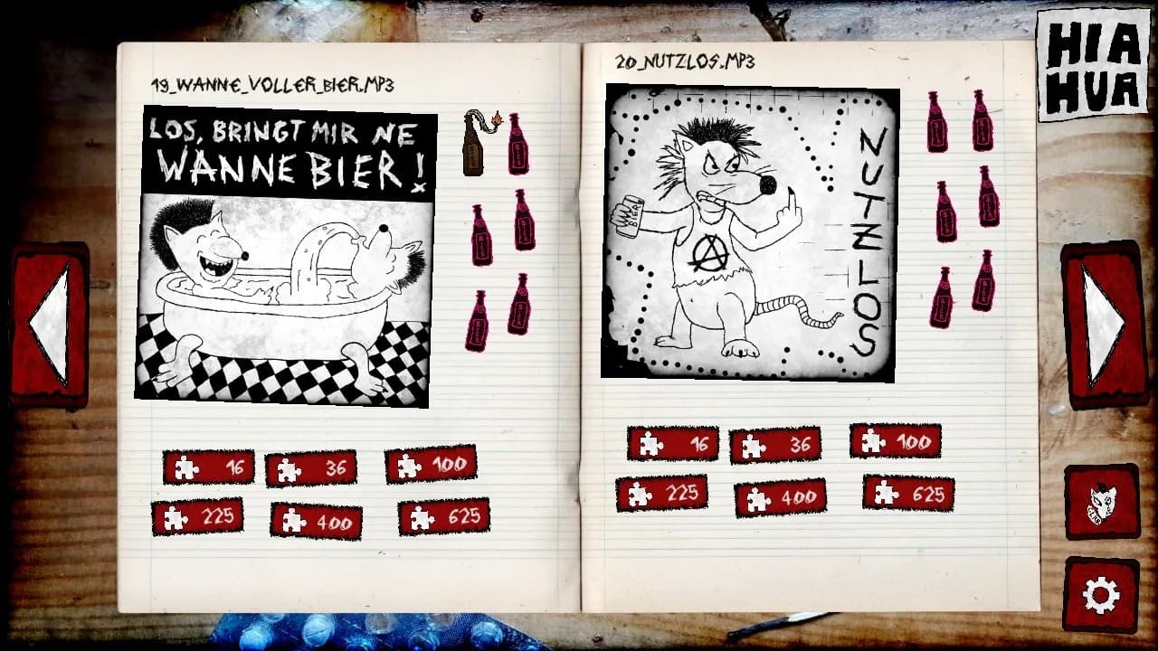 Nachkriegsratten Punk-Rock Puzzle görsel 7