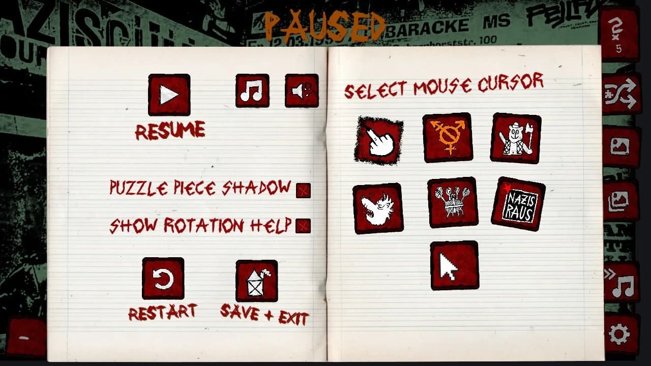 Nachkriegsratten Punk-Rock Puzzle görsel 8