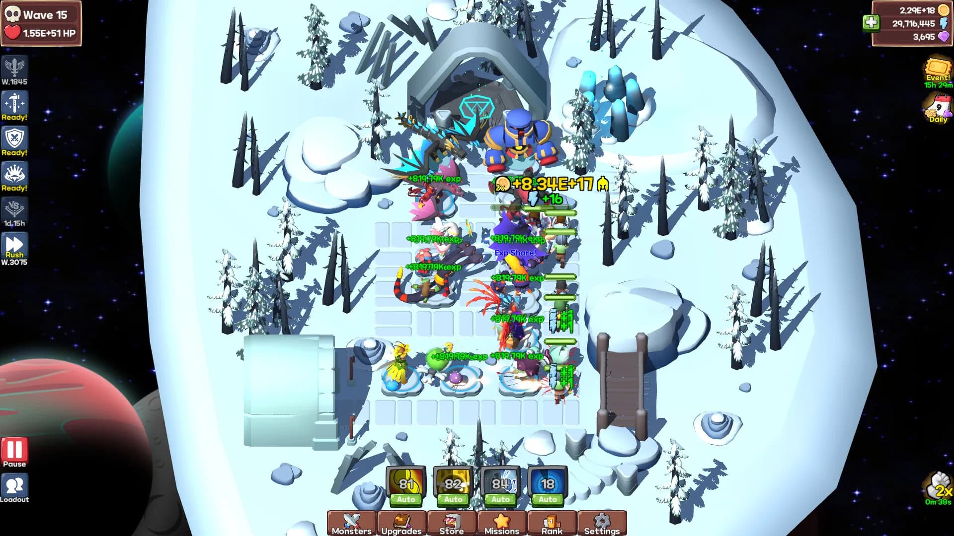 Idle Monster TD: Evolved görsel 3