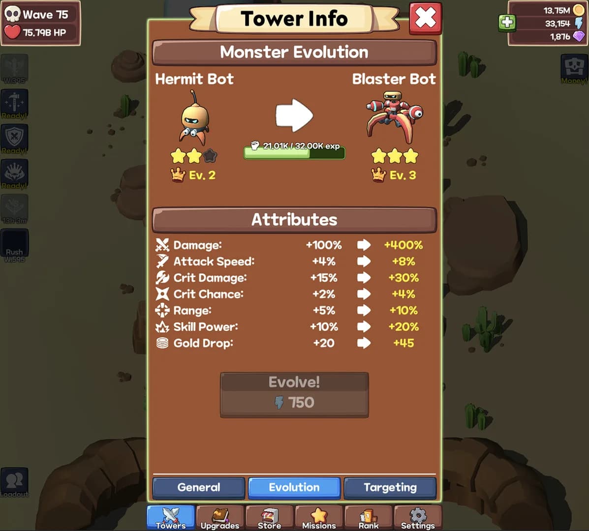 Idle Monster TD: Evolved görsel 13