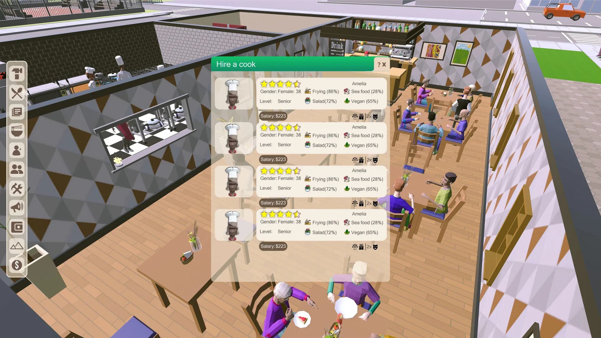 SIM Chef: Restaurant management görsel 7