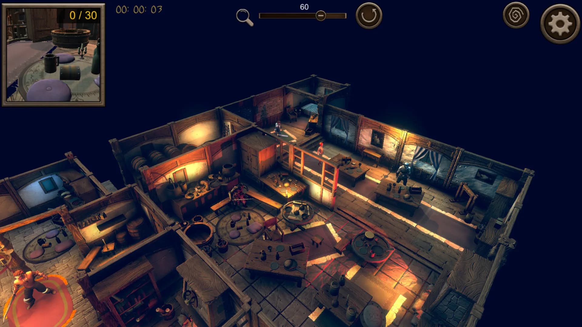 Hidden Tavern Top-Down 3D görsel 5