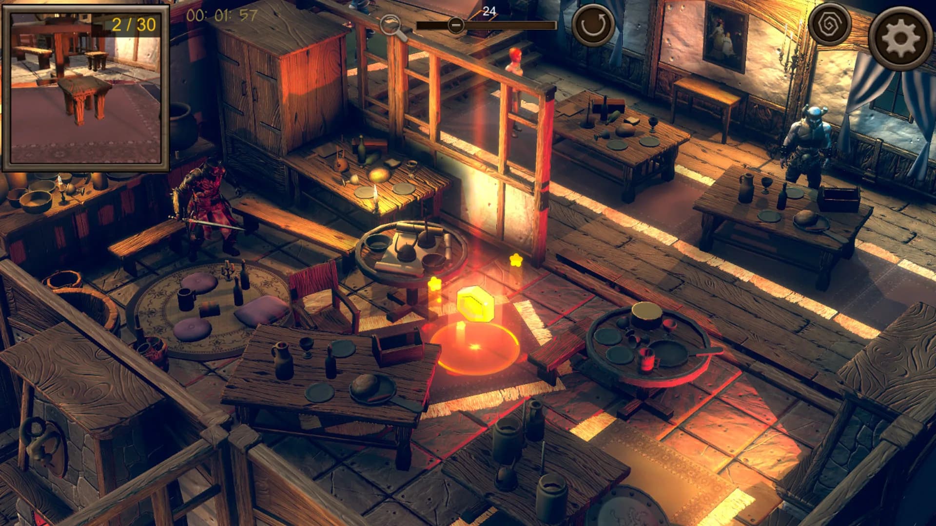 Hidden Tavern Top-Down 3D görsel 6