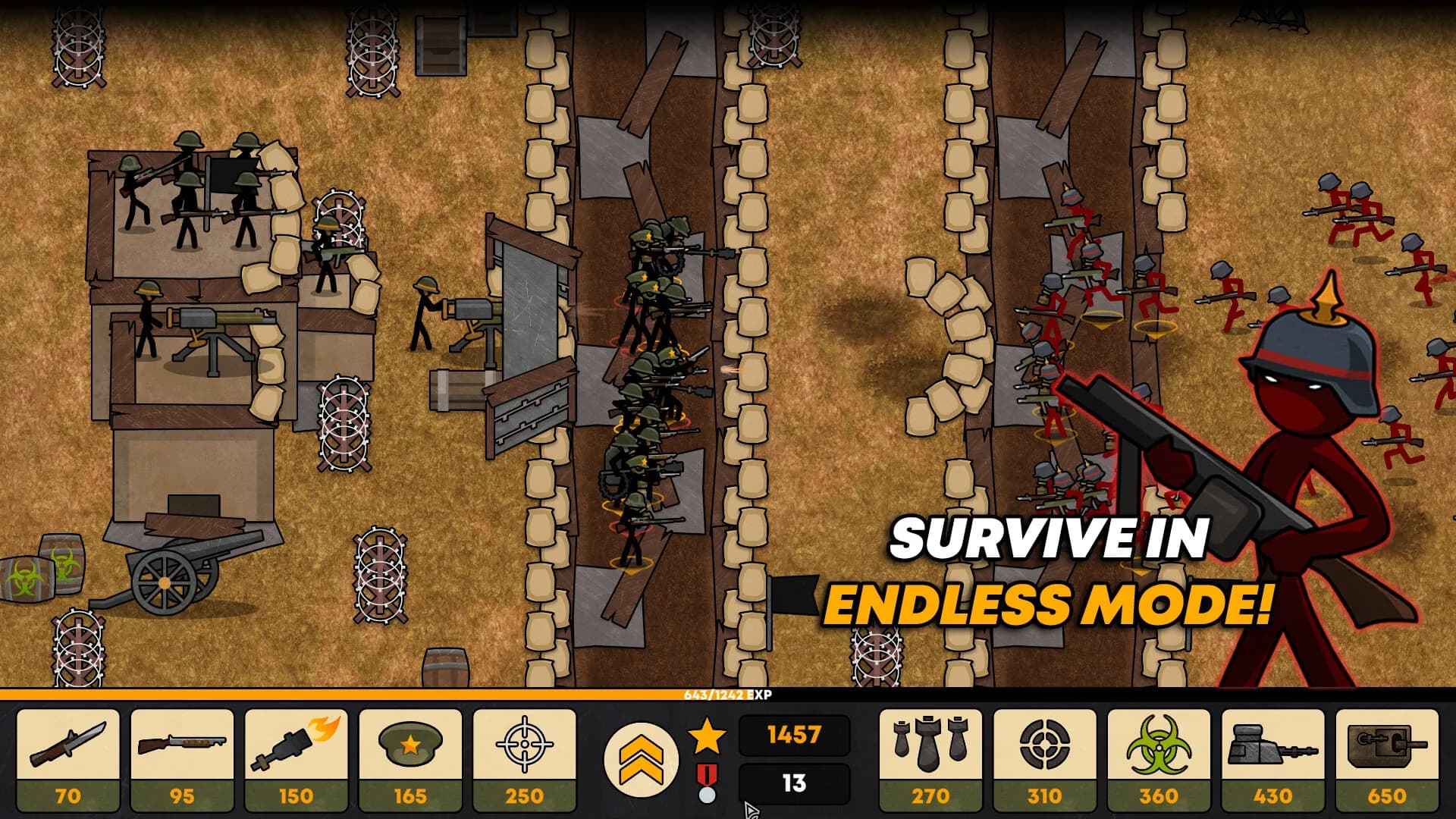 Stickman Trenches görsel 5