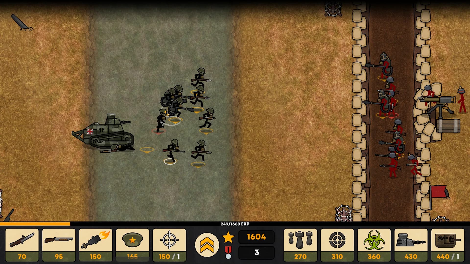 Stickman Trenches görsel 7
