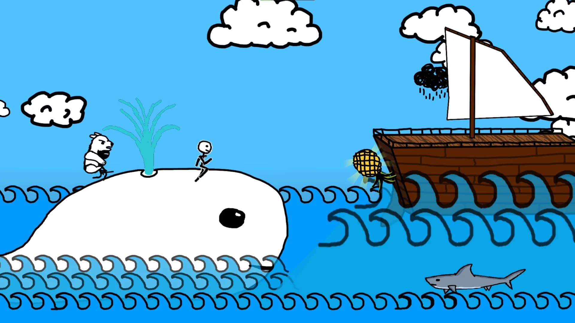 Polar Bear Riding A Ninja görsel 2