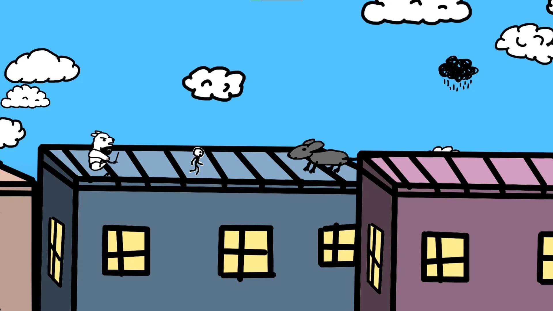 Polar Bear Riding A Ninja görsel 3