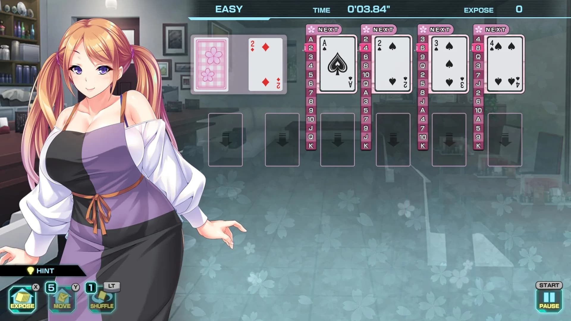 Pretty Girls Four Kings Solitaire görsel 2