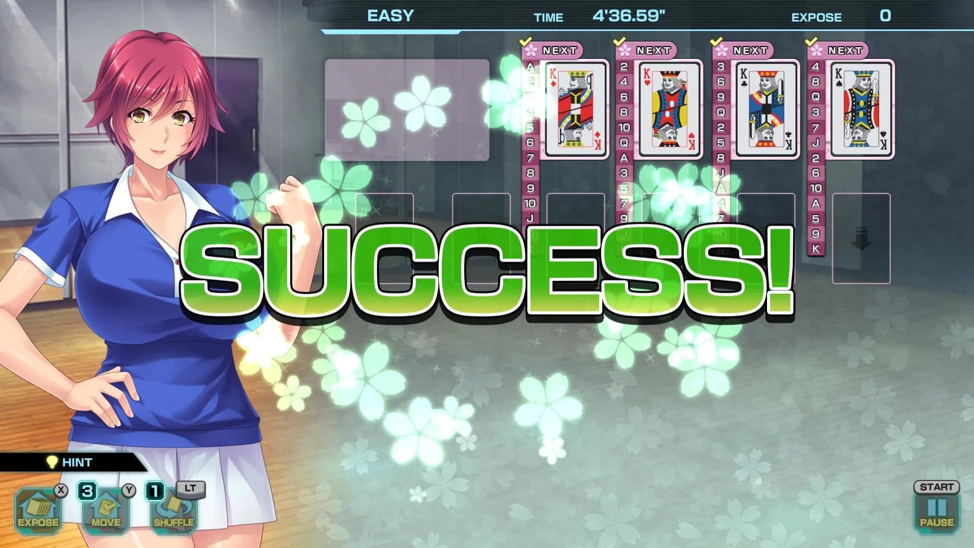 Pretty Girls Four Kings Solitaire görsel 6