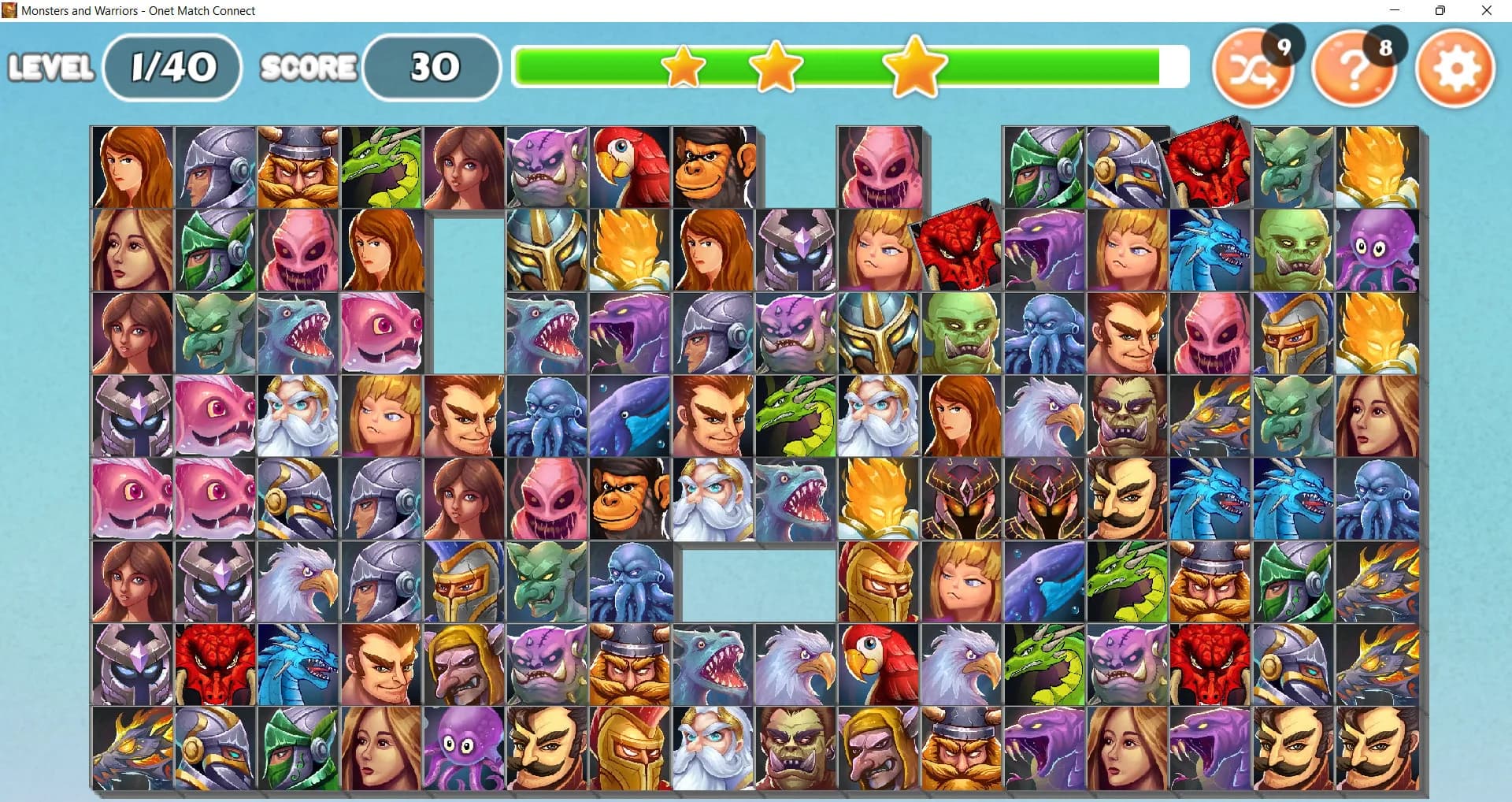 Monsters and Warriors - Onet Match Connect görsel 6