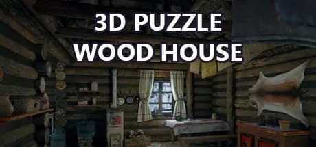 3D PUZZLE - Wood House görsel 1