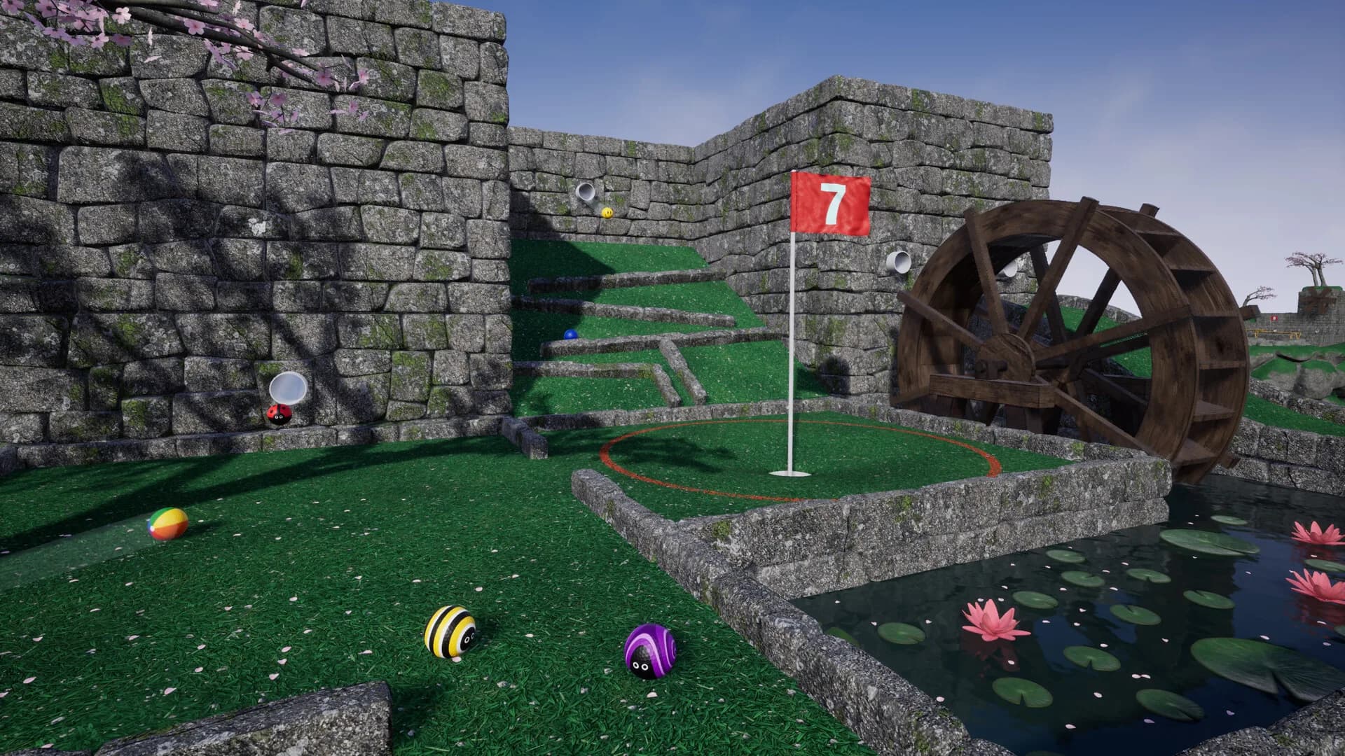 Golfing in Aether görsel 2