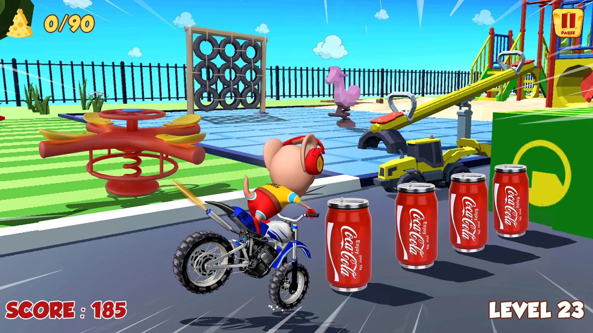 Moto Mouse Stunt Mania görsel 3