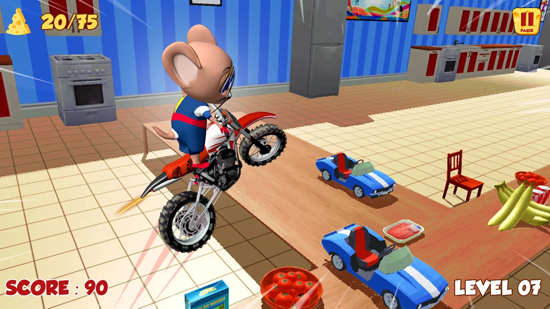 Moto Mouse Stunt Mania görsel 4