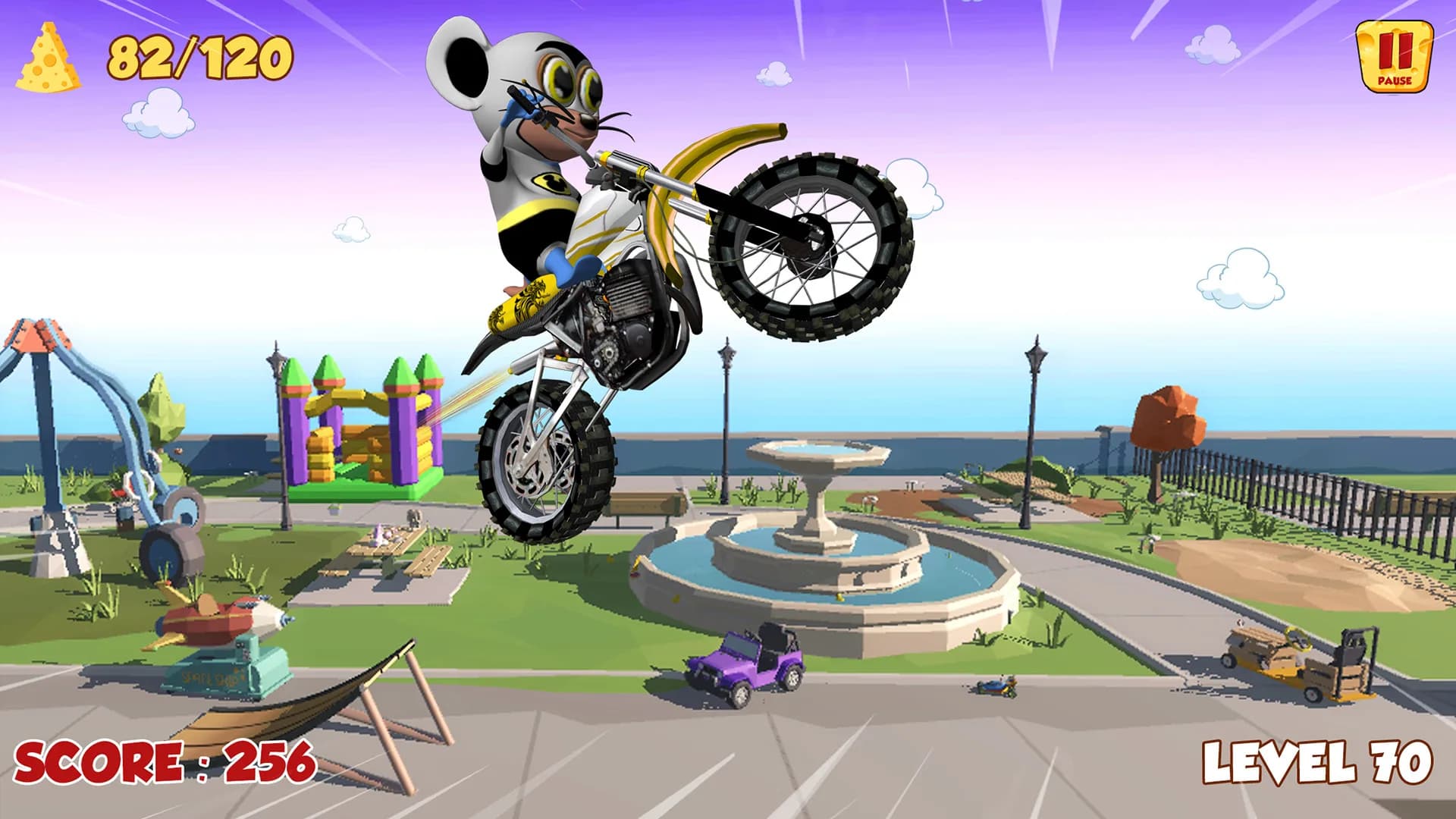 Moto Mouse Stunt Mania görsel 5