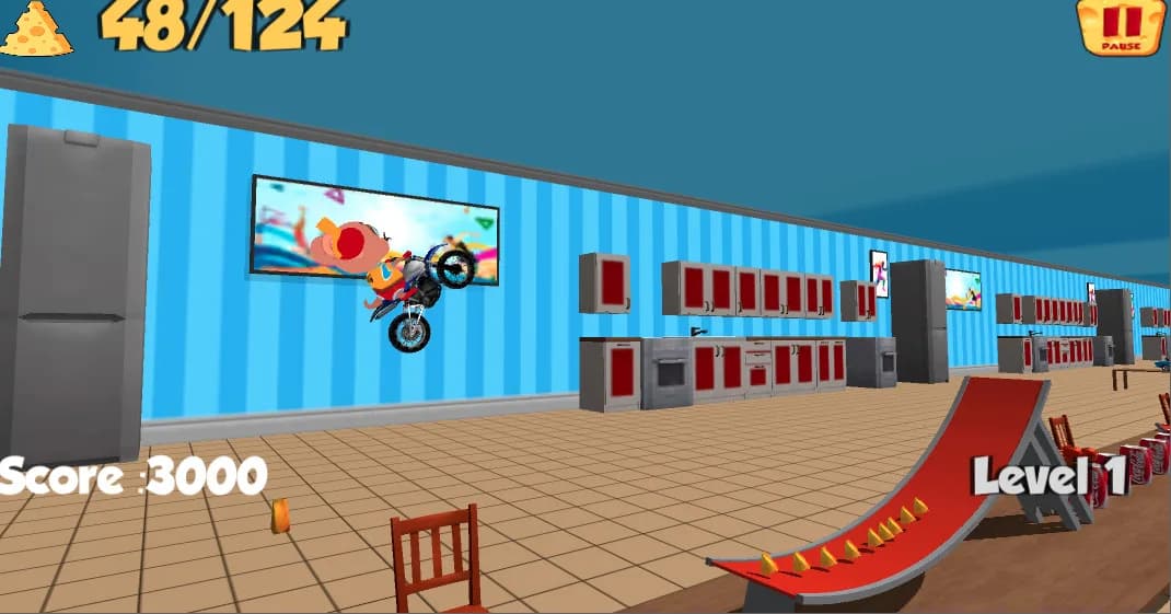 Moto Mouse Stunt Mania görsel 6
