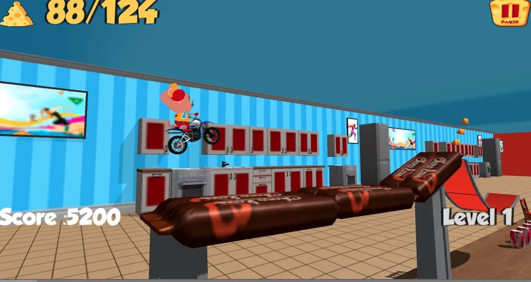 Moto Mouse Stunt Mania görsel 7