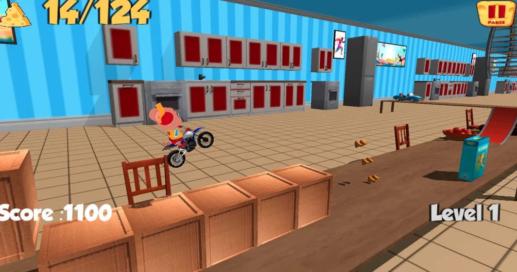 Moto Mouse Stunt Mania görsel 8