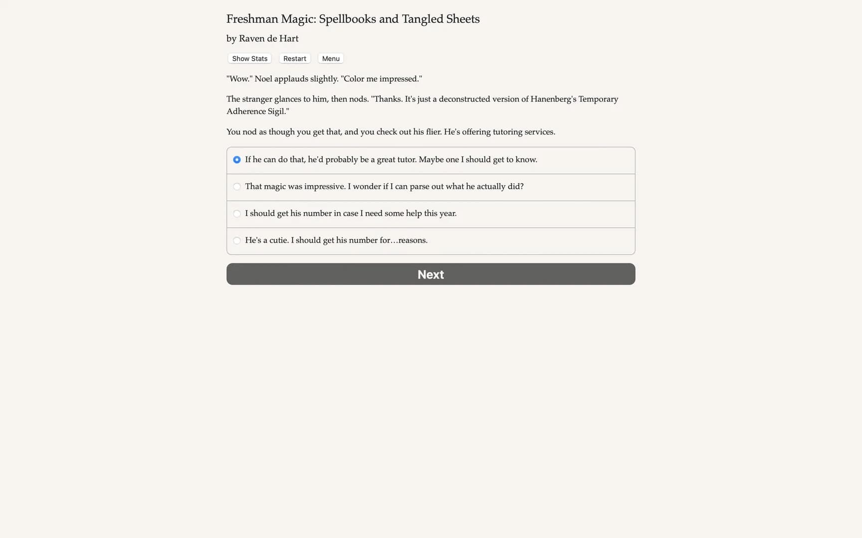 Freshman Magic: Spellbooks and Tangled Sheets görsel 4