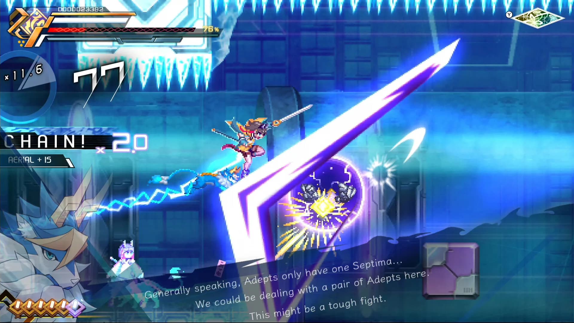 Azure Striker GUNVOLT 3 görsel 2