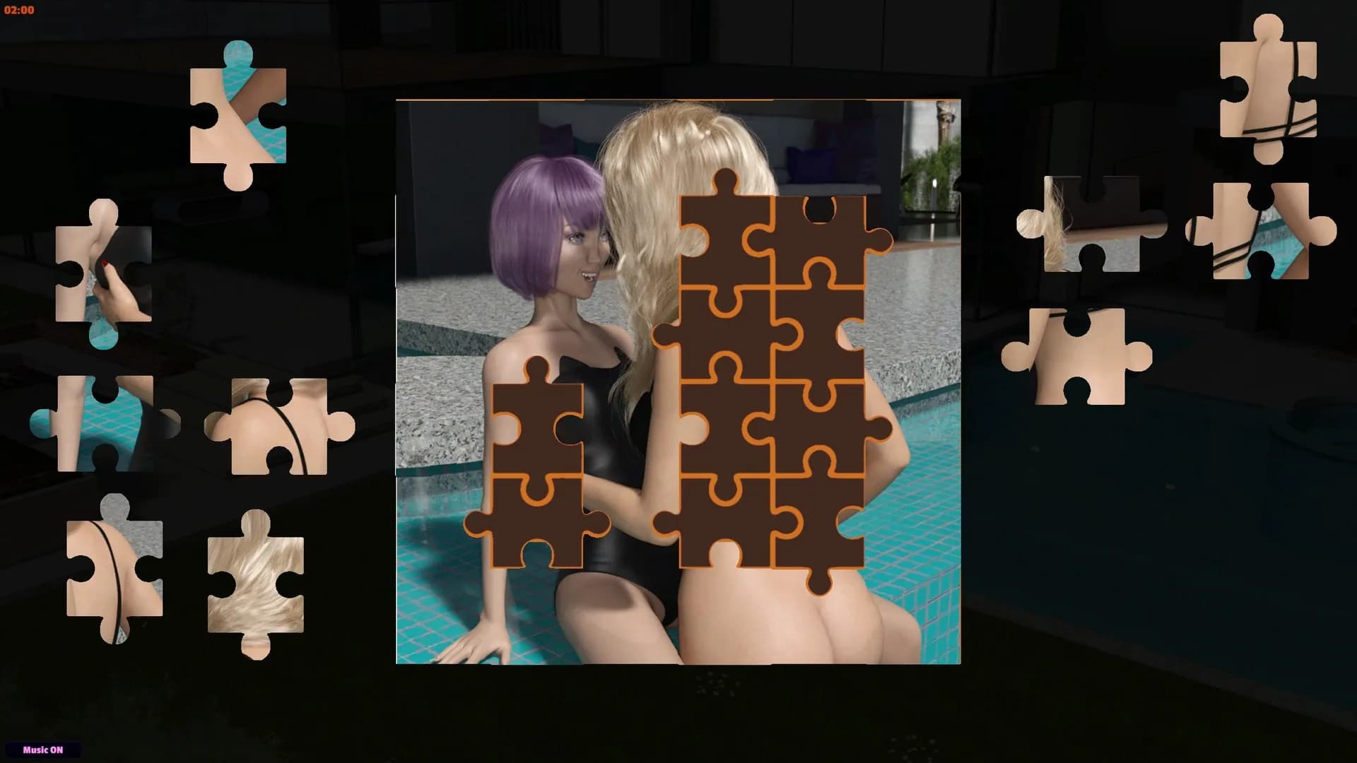 Jigsaw Novel - Summer Threesome görsel 2