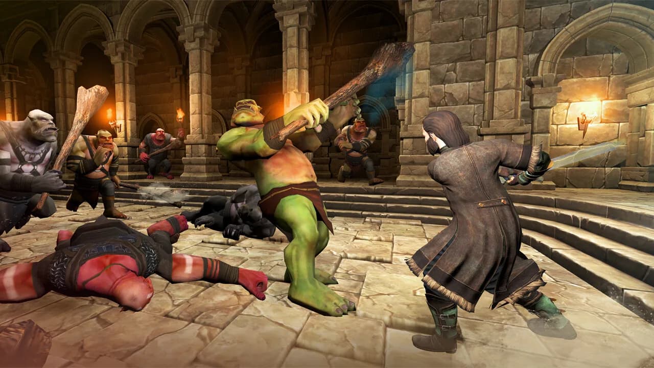 Outcasts of Dungeon:Epic Magic World Fight Rogue Game Simulator görsel 3