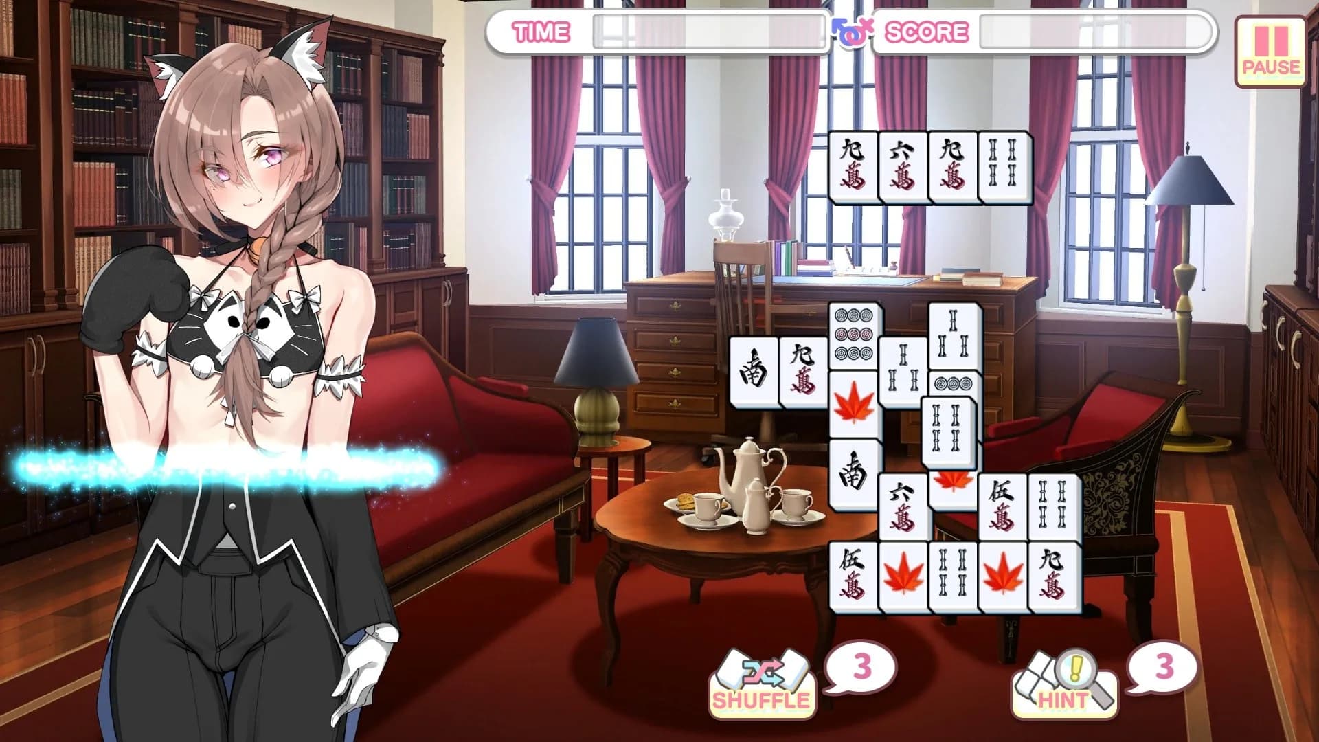 Otoko Cross: Pretty Boys Mahjong Solitaire görsel 7