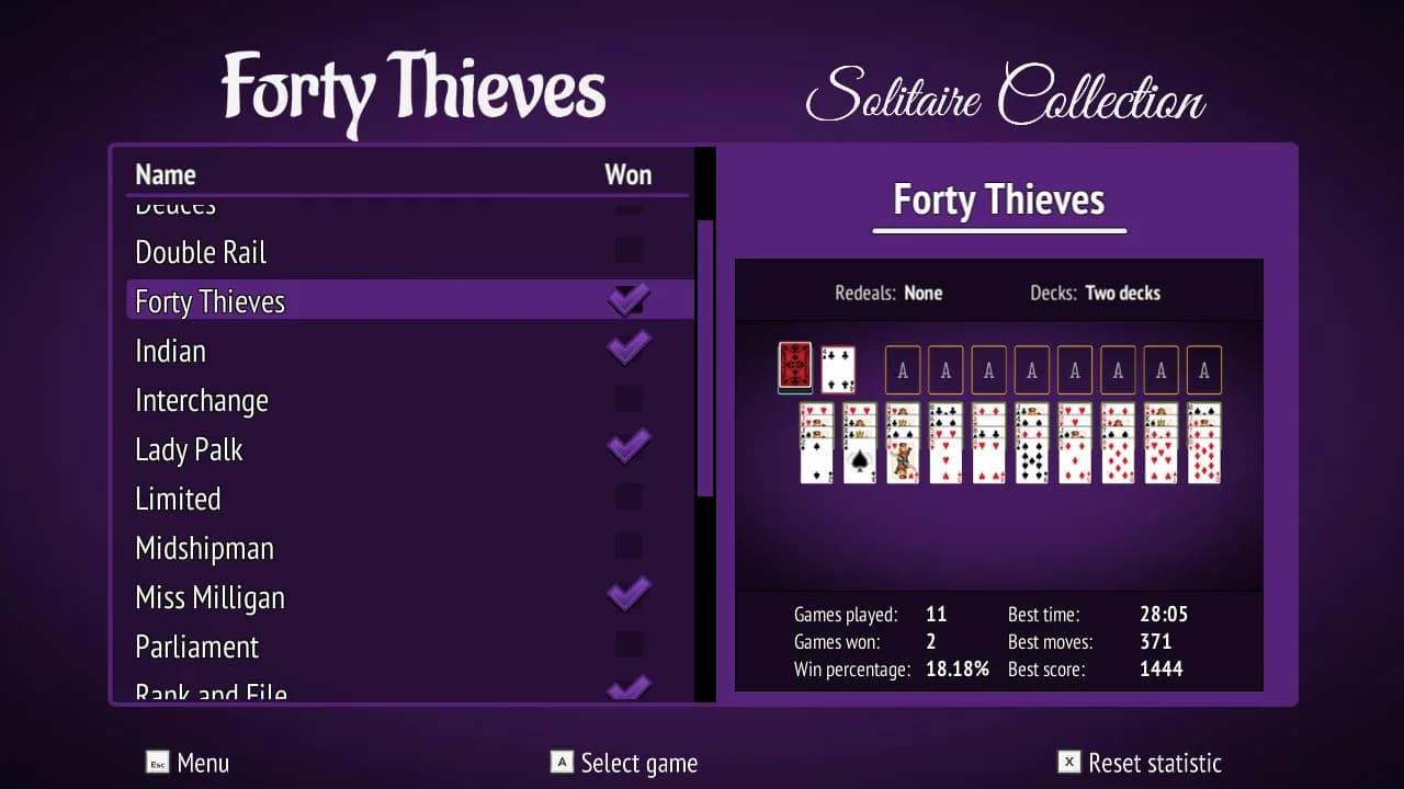 Forty Thieves Solitaire Collection görsel 2