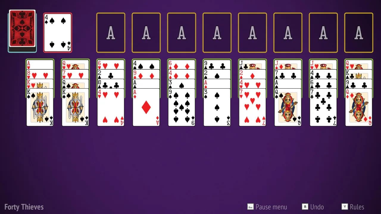Forty Thieves Solitaire Collection görsel 3