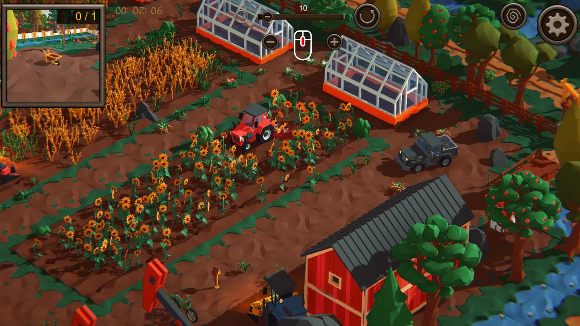 Hidden Farm Top-Down 3D görsel 2