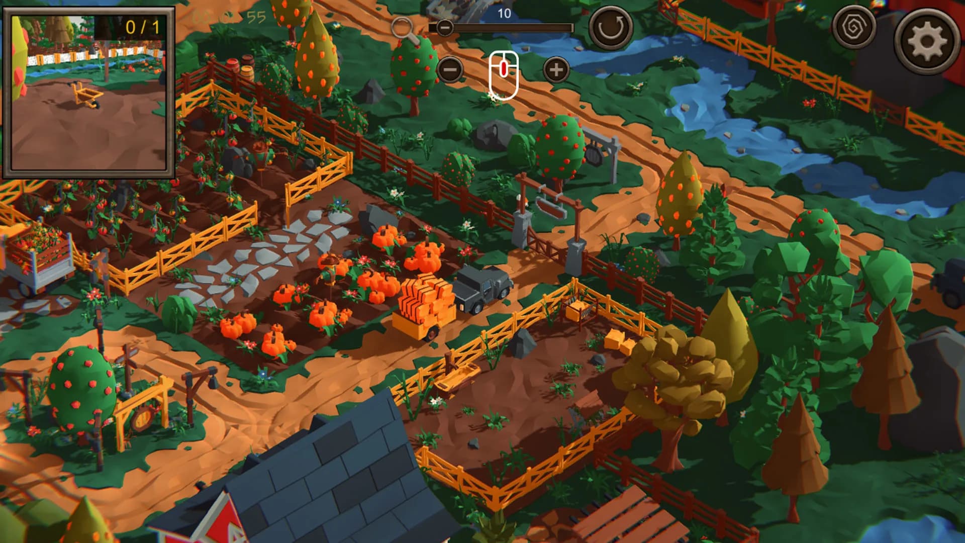Hidden Farm Top-Down 3D görsel 5