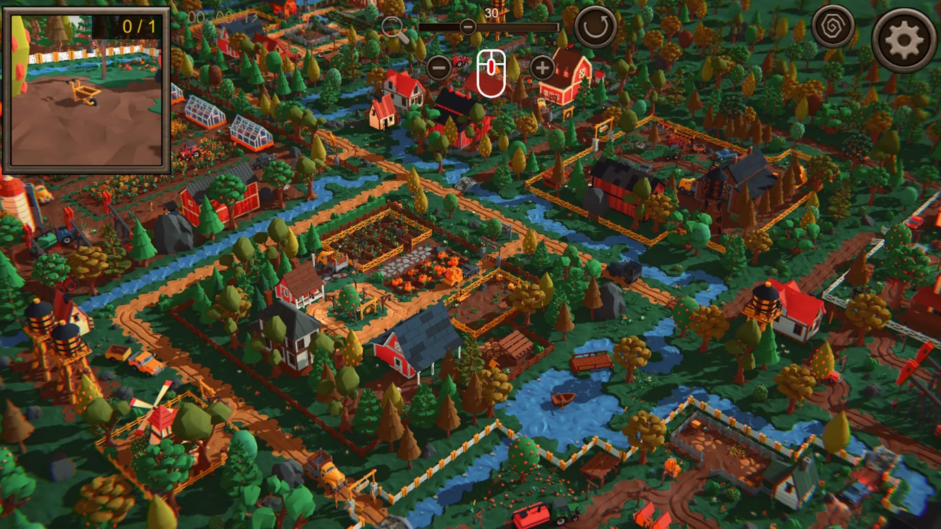 Hidden Farm Top-Down 3D görsel 6