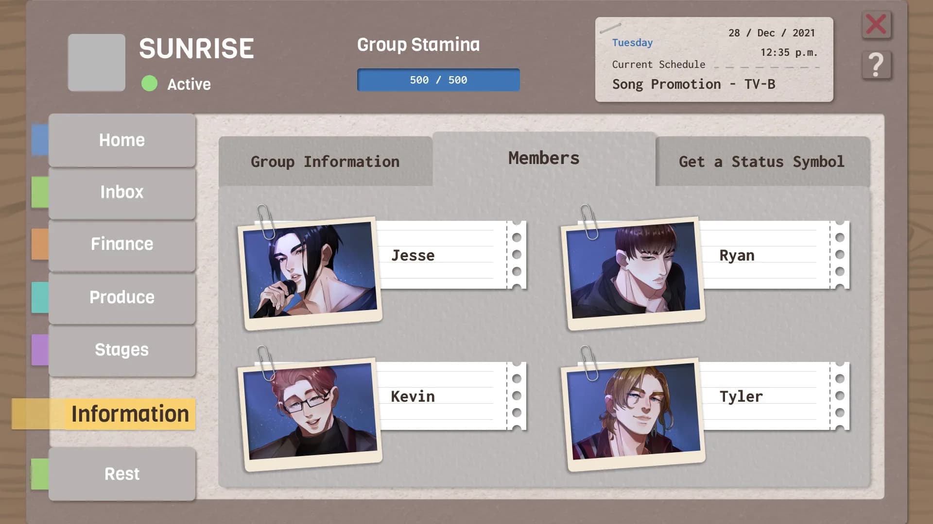 K-Pop & Rock Band Manager görsel 5