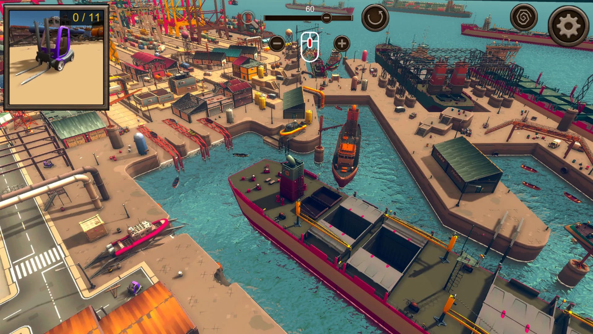 Hidden Harbor Top-Down 3D görsel 4