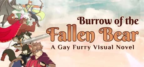 Burrow of the Fallen Bear: A Gay Furry Visual Novel görsel 1
