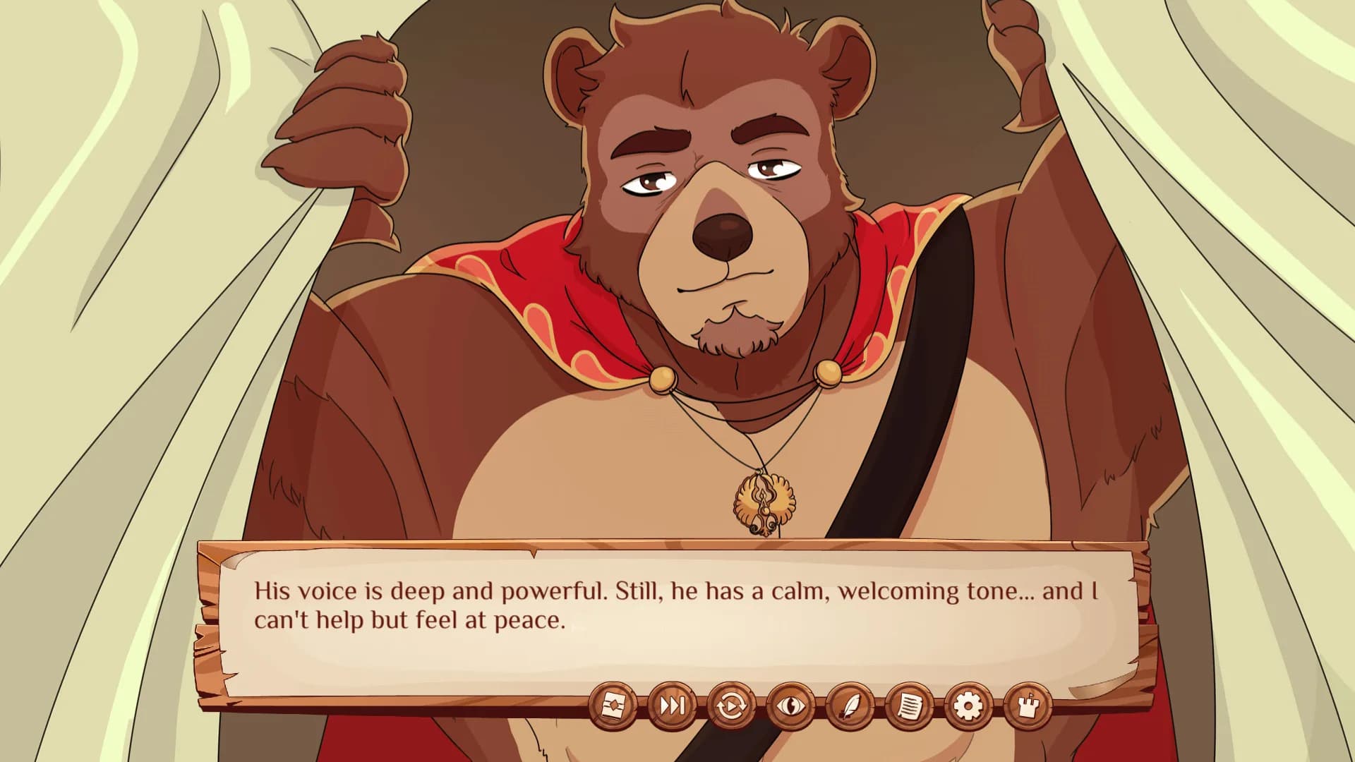 Burrow of the Fallen Bear: A Gay Furry Visual Novel görsel 12