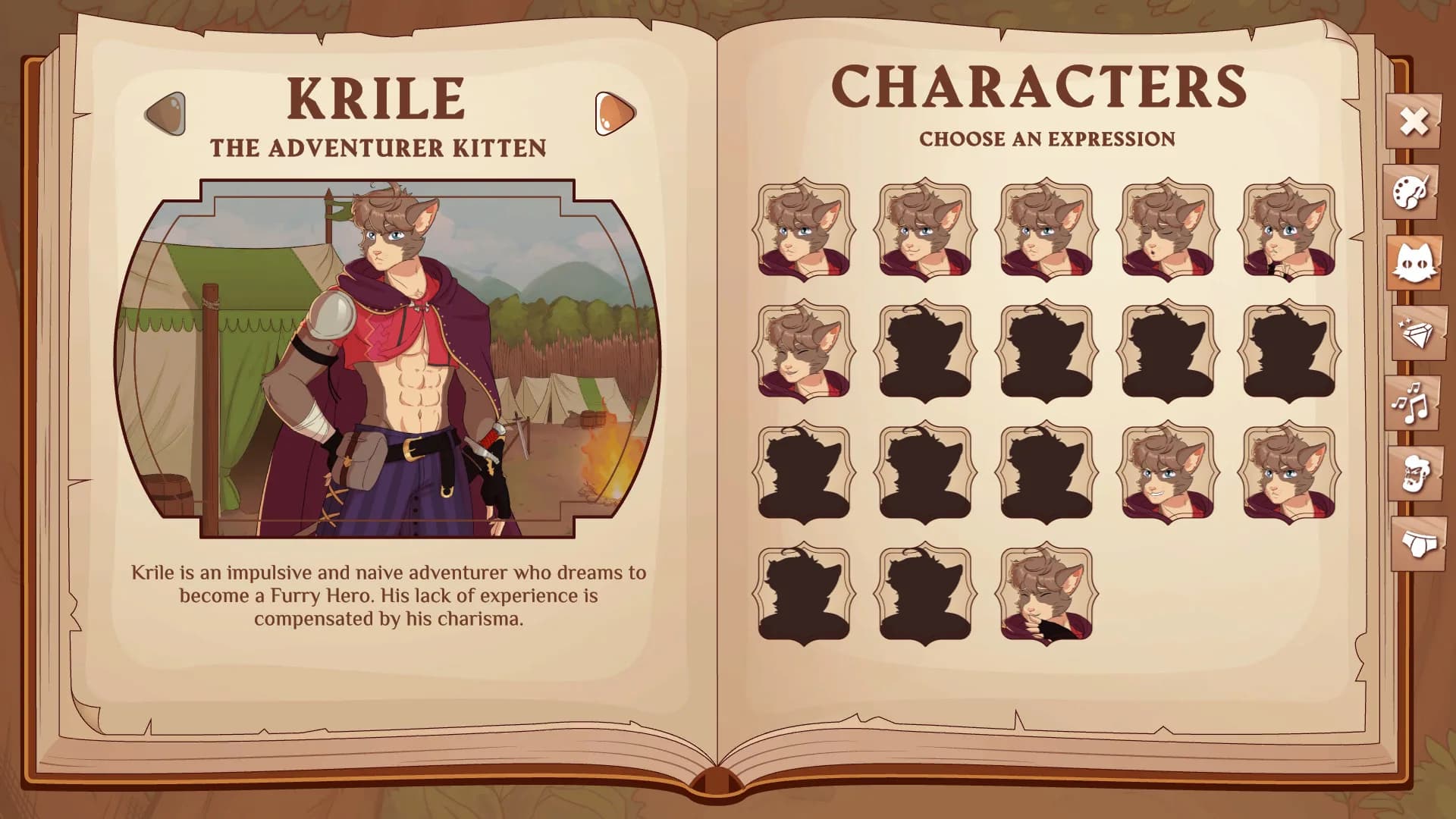 Burrow of the Fallen Bear: A Gay Furry Visual Novel görsel 5