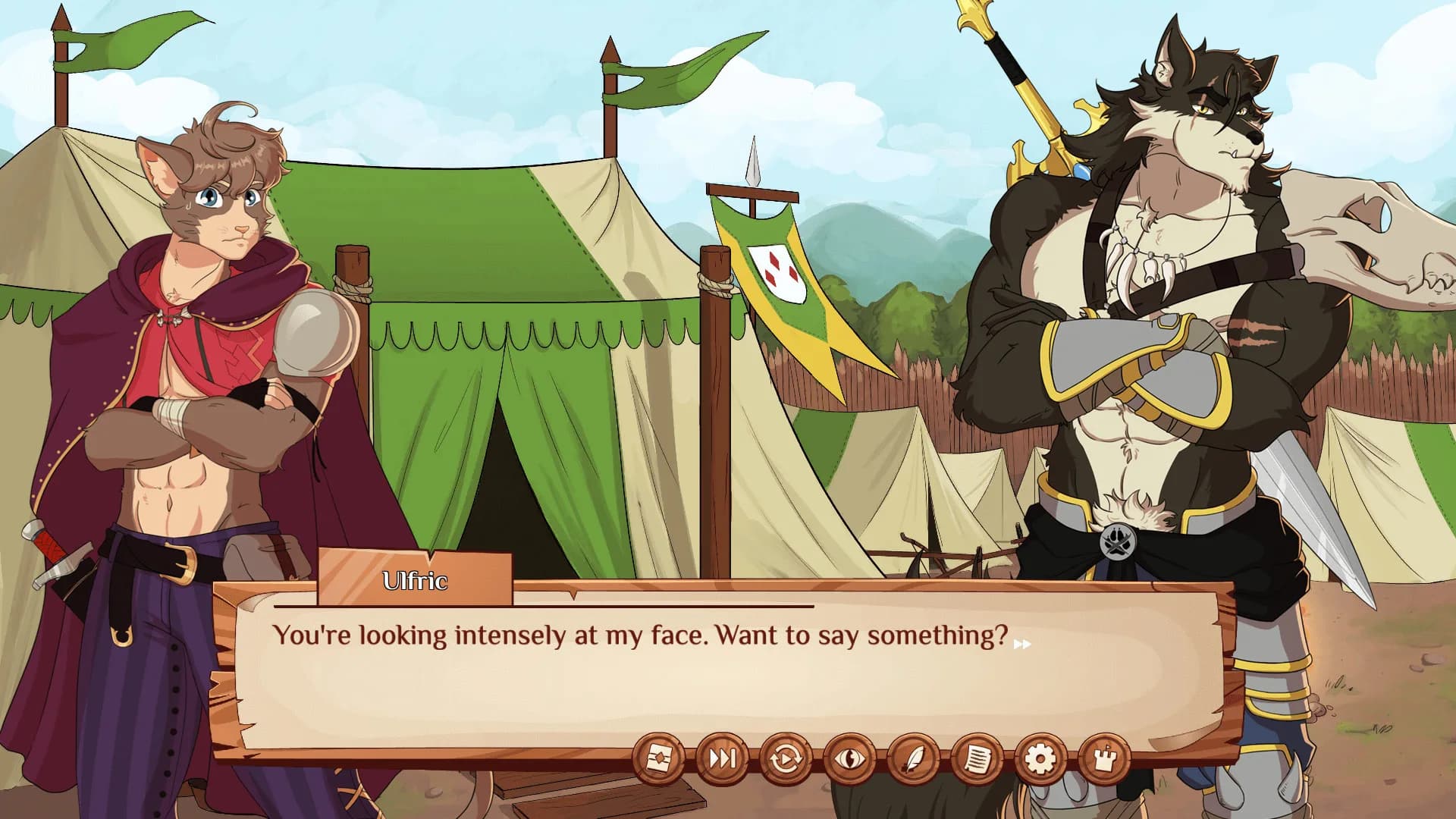 Burrow of the Fallen Bear: A Gay Furry Visual Novel görsel 7