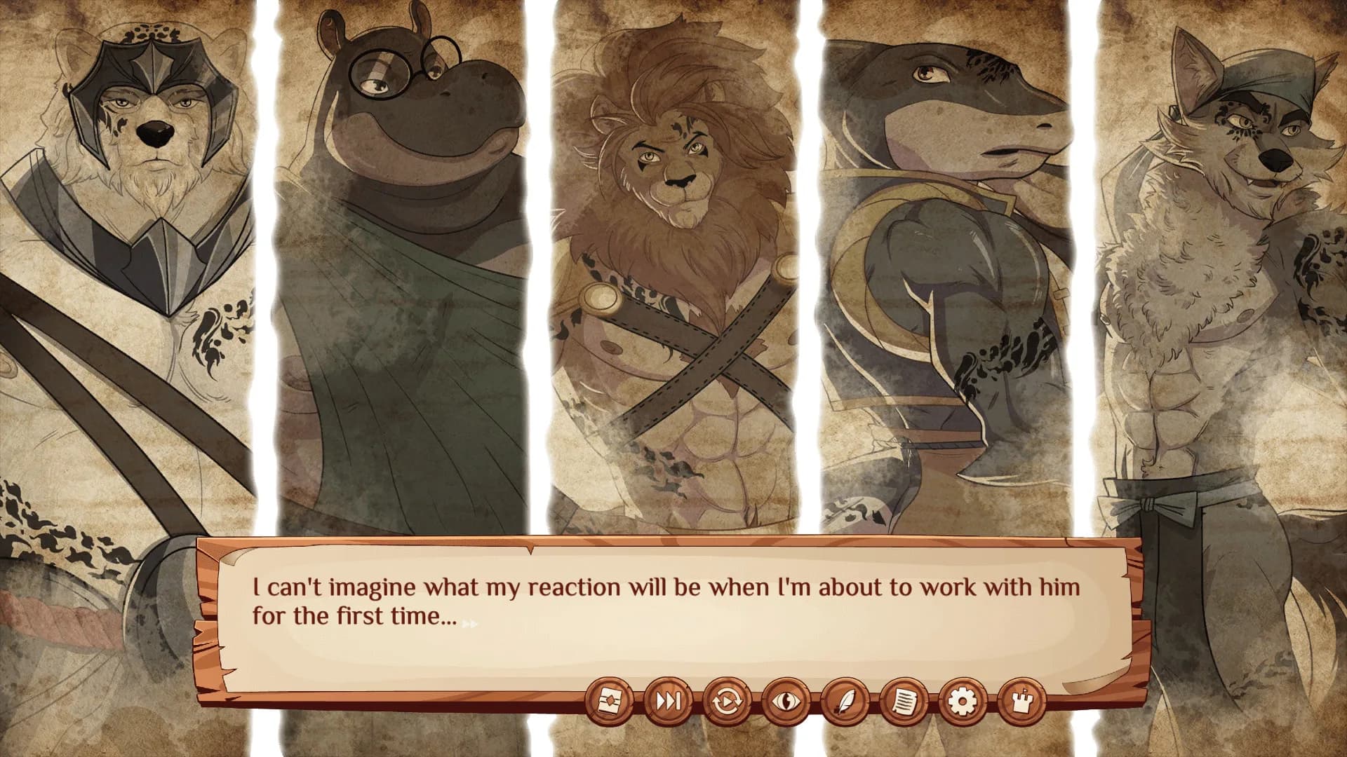 Burrow of the Fallen Bear: A Gay Furry Visual Novel görsel 8