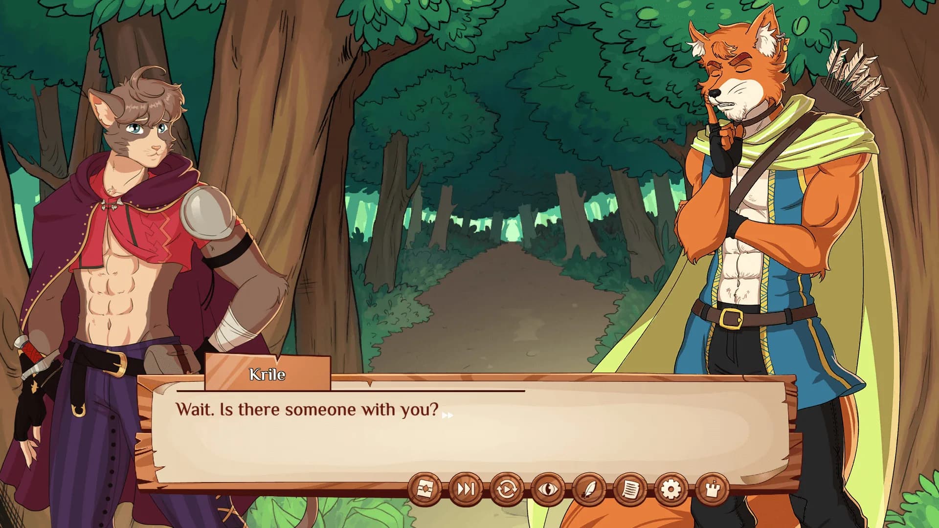 Burrow of the Fallen Bear: A Gay Furry Visual Novel görsel 10