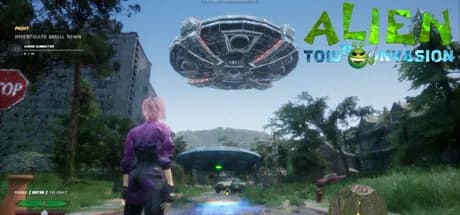 Alien Town Invasion görsel 1