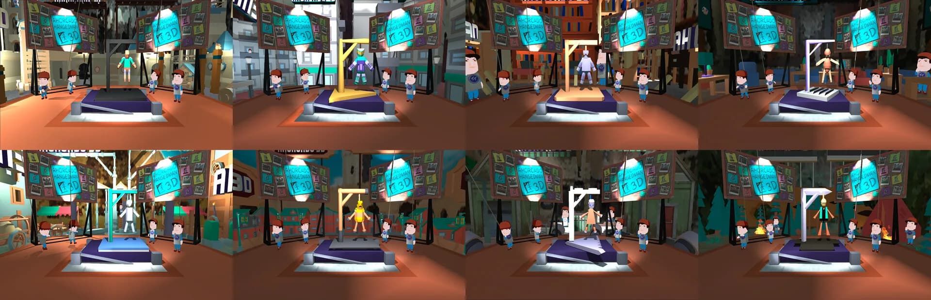 Ahorcado 3D - Hangedman 3D görsel 9