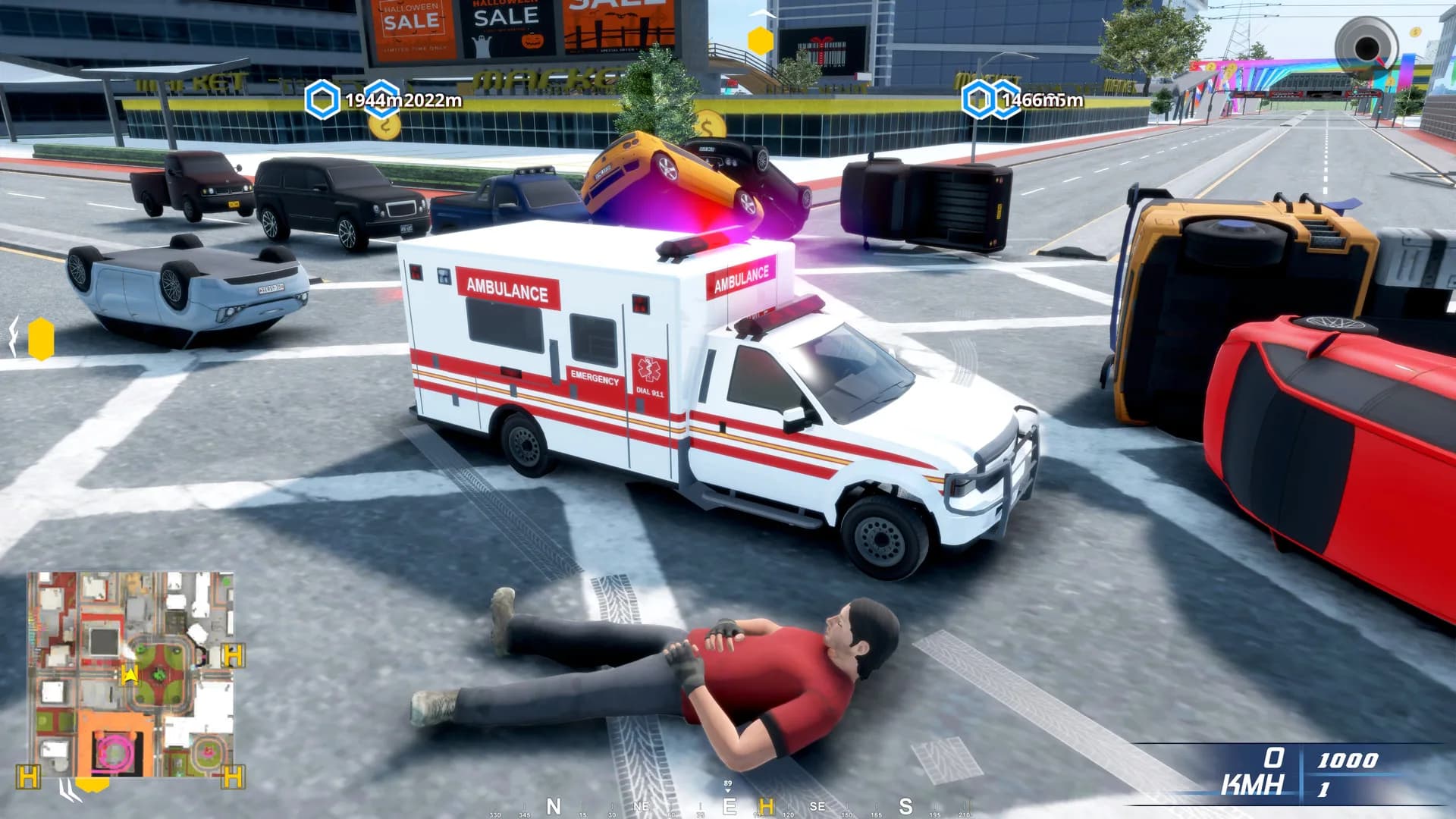Ambulance Emergency Simulation görsel 3