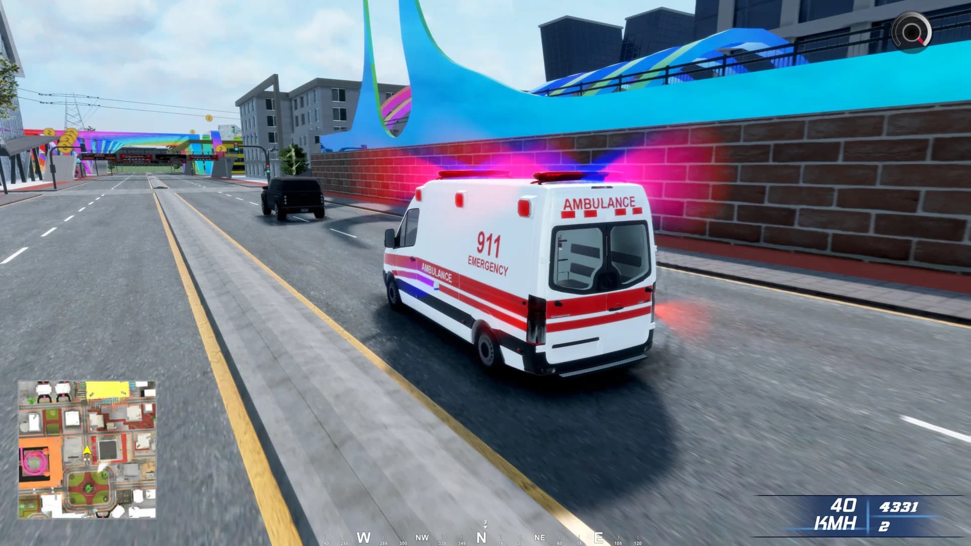 Ambulance Emergency Simulation görsel 12