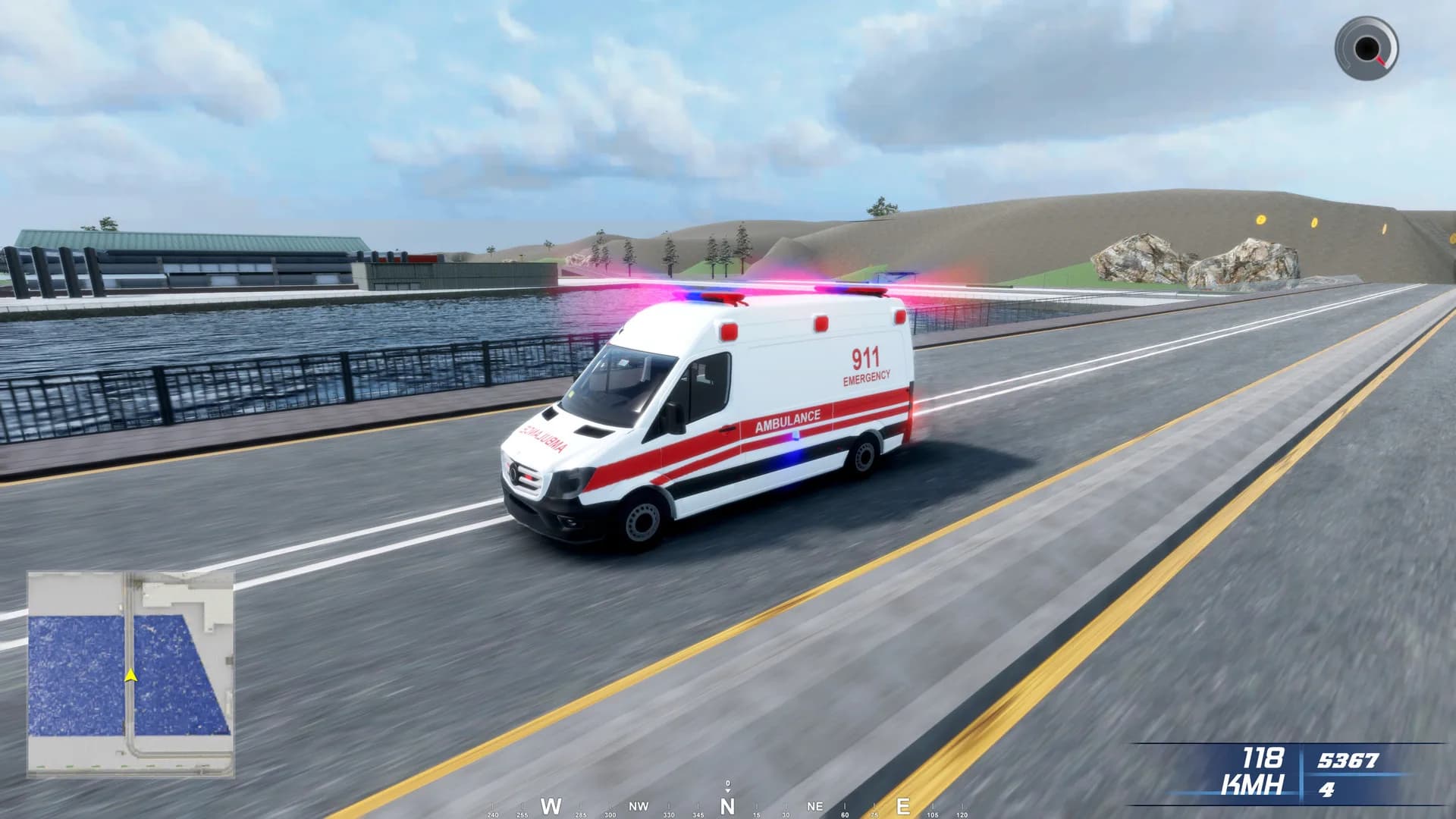 Ambulance Emergency Simulation görsel 15