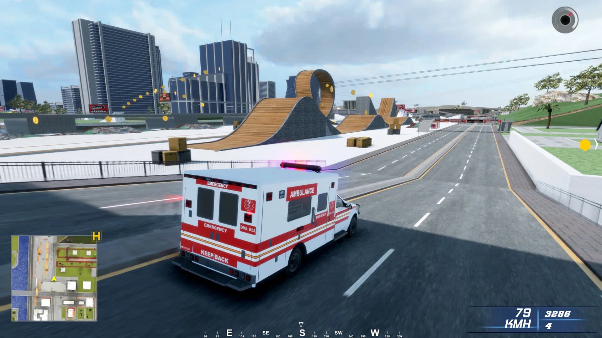 Ambulance Emergency Simulation görsel 5