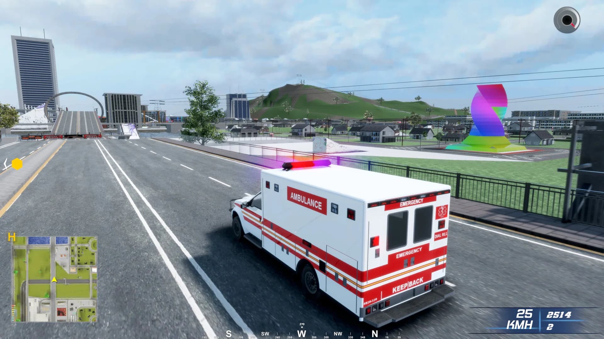 Ambulance Emergency Simulation görsel 10