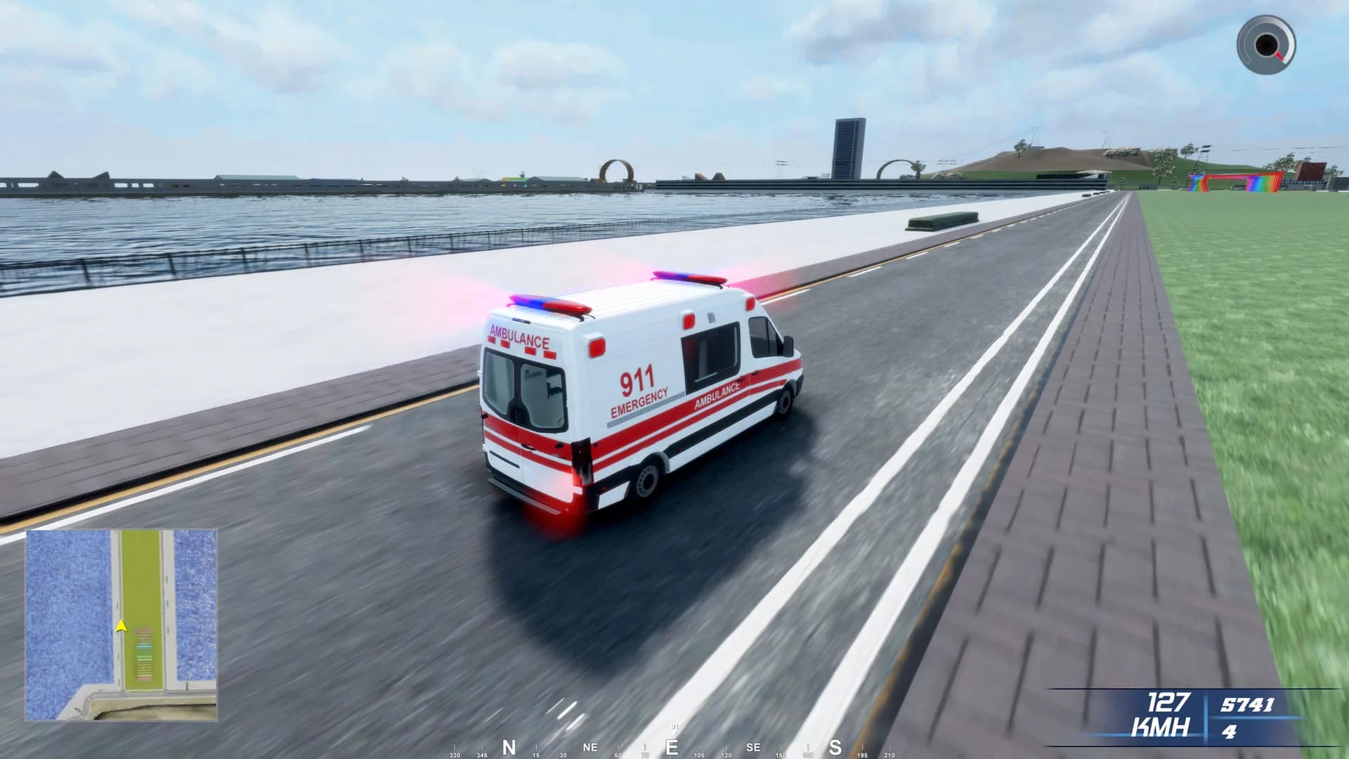 Ambulance Emergency Simulation görsel 11