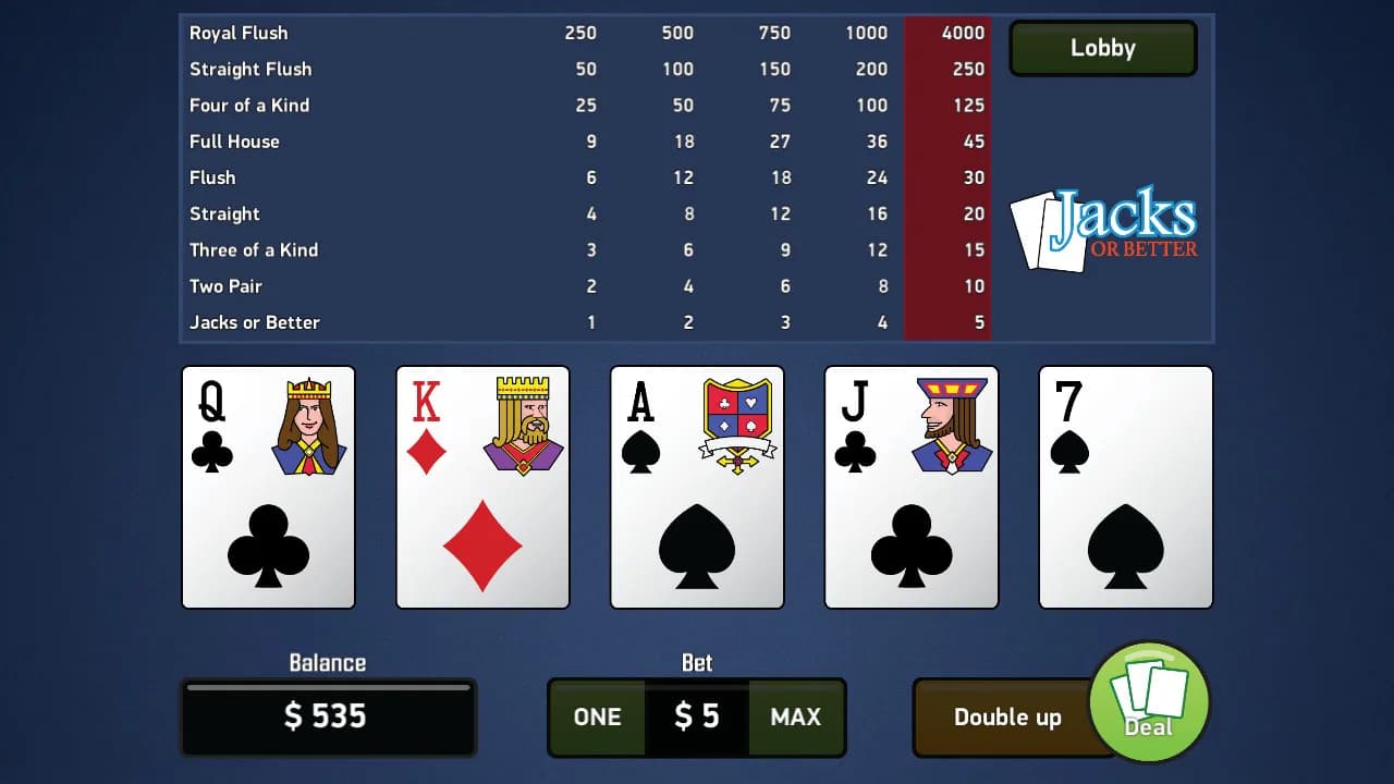 Jacks or Better - Video Poker görsel 2